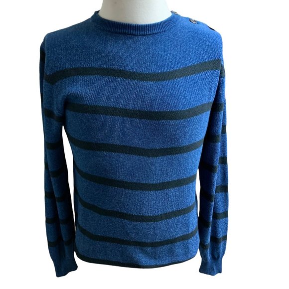 Japanese Designer EDIFICE Cotton Wool Blend Knit Crewneck‎ Sweater - Picture 6 of 12